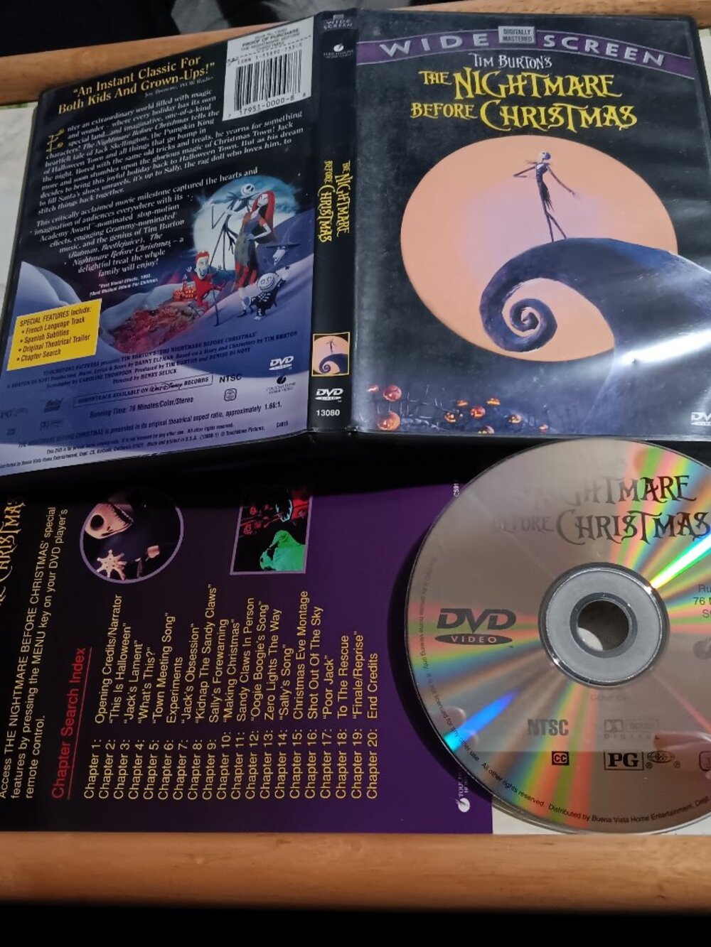 🎃 Halloween The Nightmare Before Christmas DVD Digitally Remastered